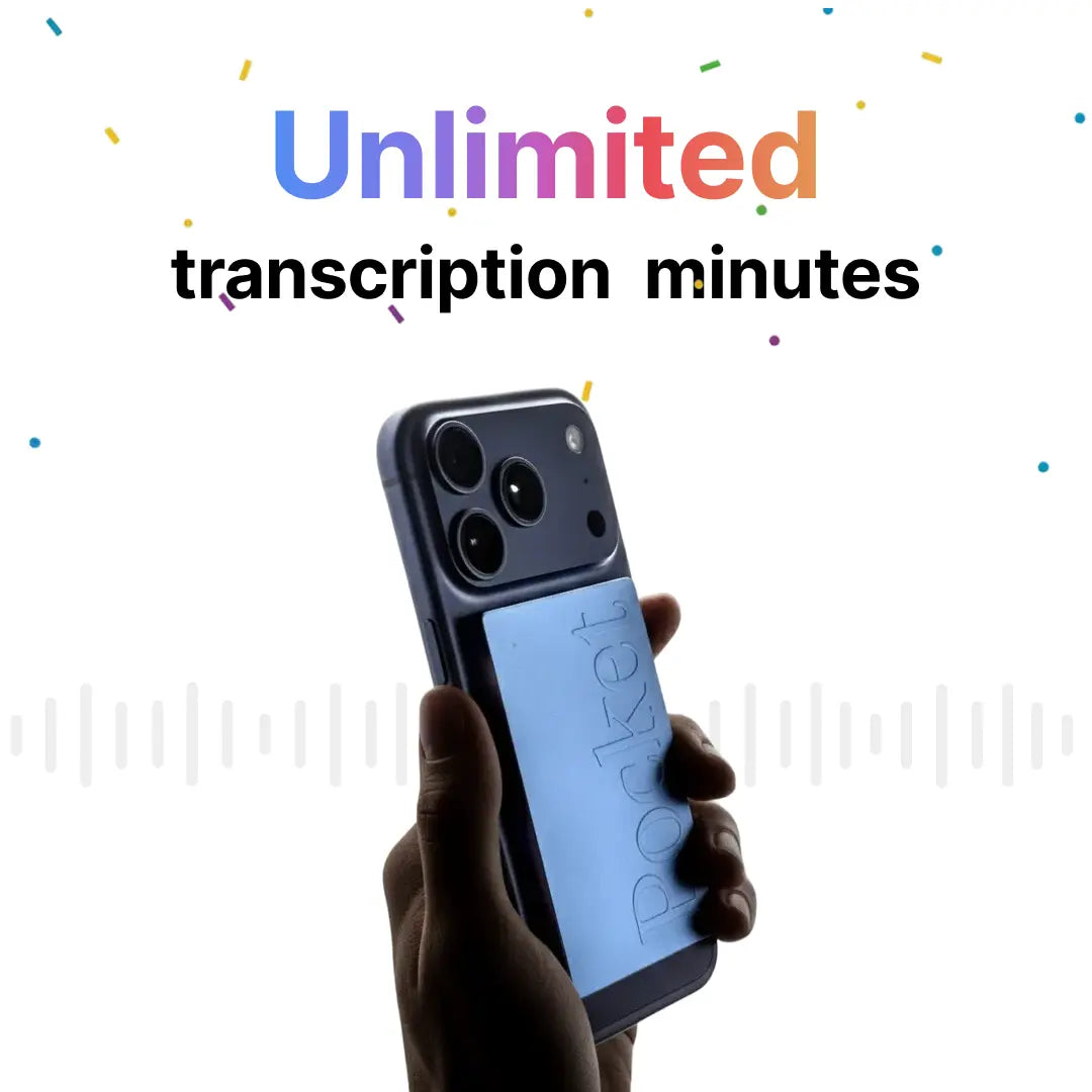 Unlimited Transcription Minutes